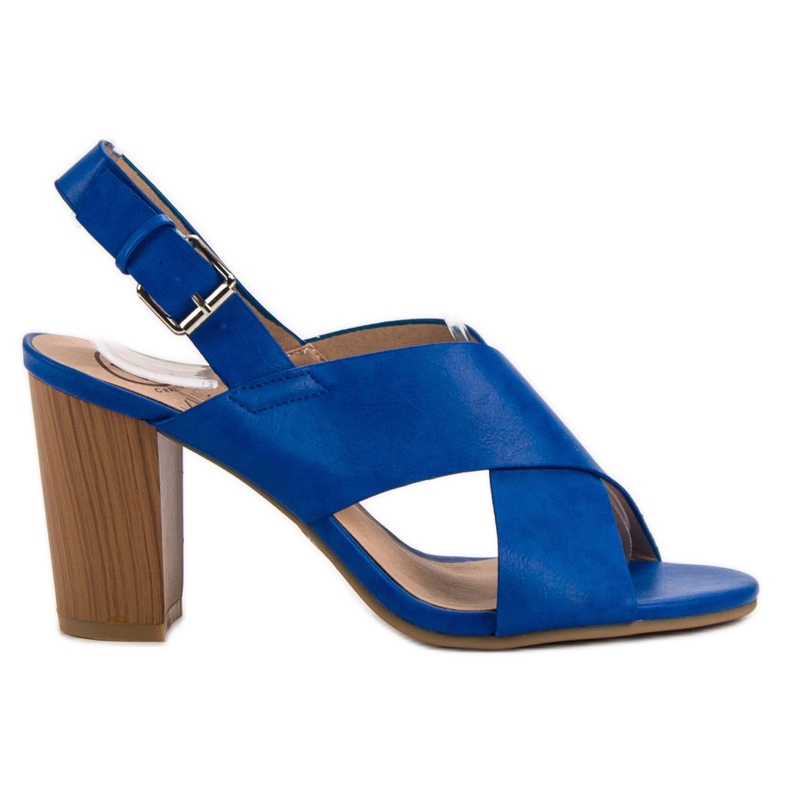 Kylie Sandalias de tacón aciano azul