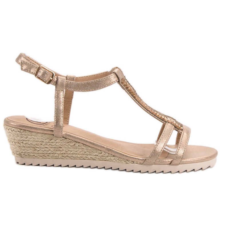 Kylie Sandalias de cuña cómodas amarillo Kylie Sandalias de cuña cómodas amarillo