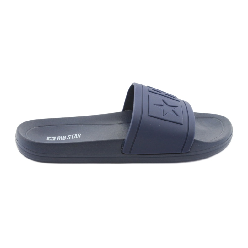 Pantuflas Big Star perfiladas 274A269 azul marino