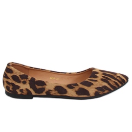 Bailarinas de leopardo de mujer HH16 Leopard marrón