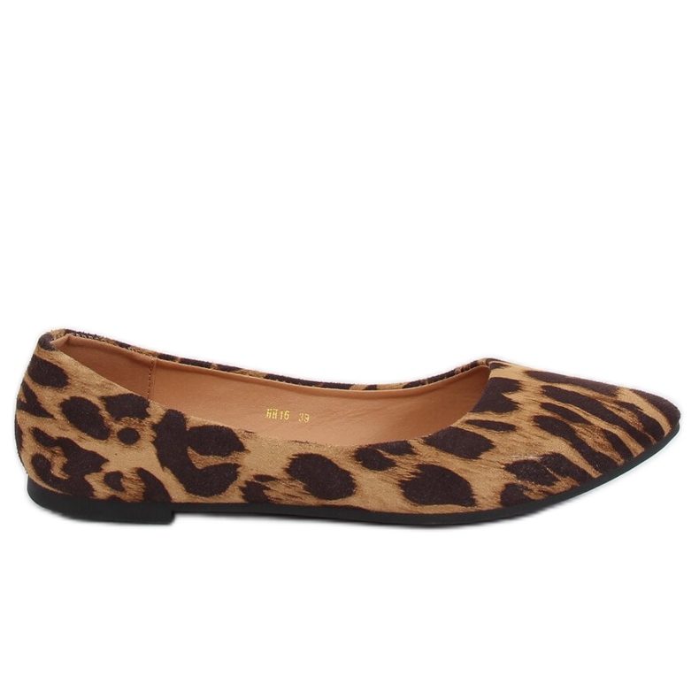 Bailarinas de leopardo de mujer HH16 Leopard marrón