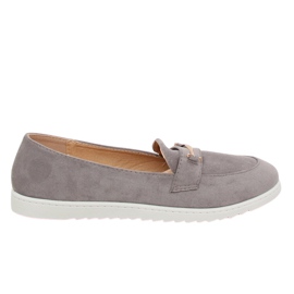 Gris Mocasines grises de mujer BJ600-E25 Gris Gris Mocasines grises de mujer BJ600-E25 Gris