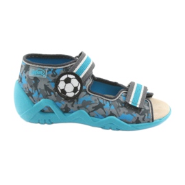 Calzado infantil befado amarillo 350P001 azul gris