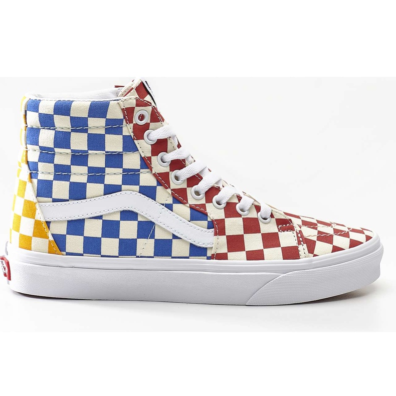 Vans Sk8 Hi Vlv Checkerboard Multi True White blanco azul multicolor