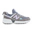 New Balance Ws574prc Sport Gunmetal con Dark Violet Glo púrpura gris