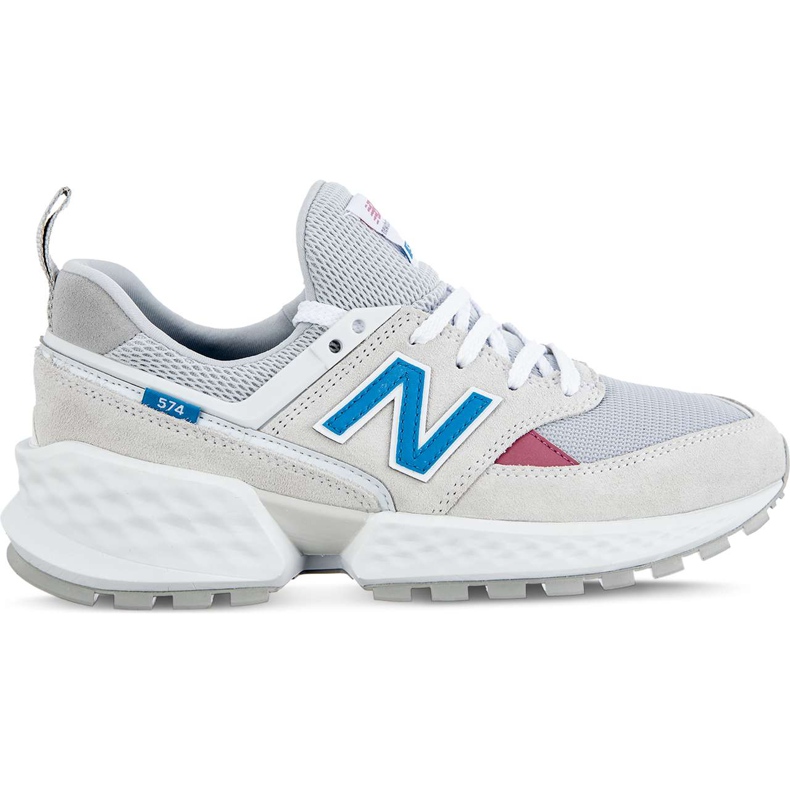 New Balance Ws574pra Sport Arctic Fox con Deep Ozone Blue gris