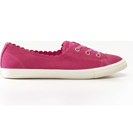 Converse Chuck Taylor All Star Ballet Scallop 484 Active Fuschia Gold Egret multicolor rosado