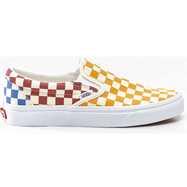 Vans Classic Slip On Vlv Multi True White blanco multicolor amarillo
