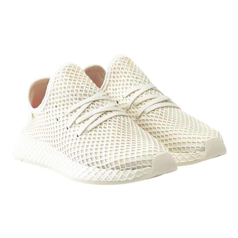 Adidas Deerupt Runner Off White Cloud White Shock Red blanco