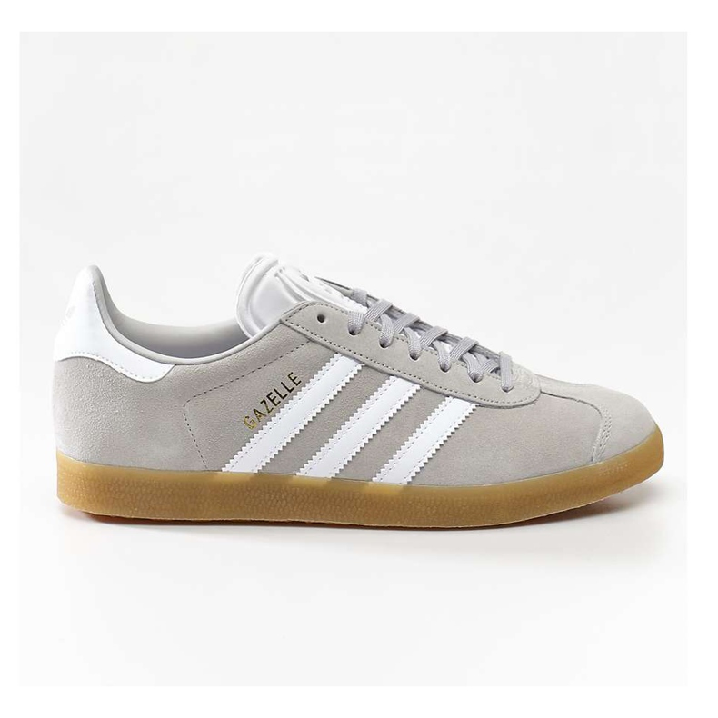 Adidas Gazelle 873 gris dos nubes de goma blanca