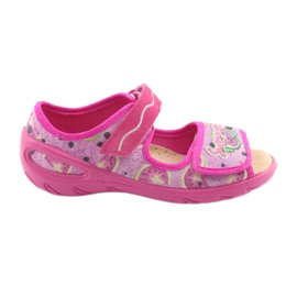 Calzado infantil befado pu 433X030 verde amarillo rosado