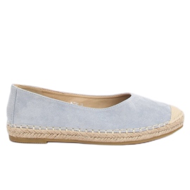Alpargatas bailarinas azules N-2980 L.BLUE