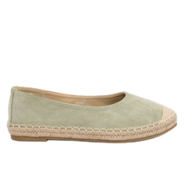Alpargatas bailarinas verdes N-2980 L.GREEN