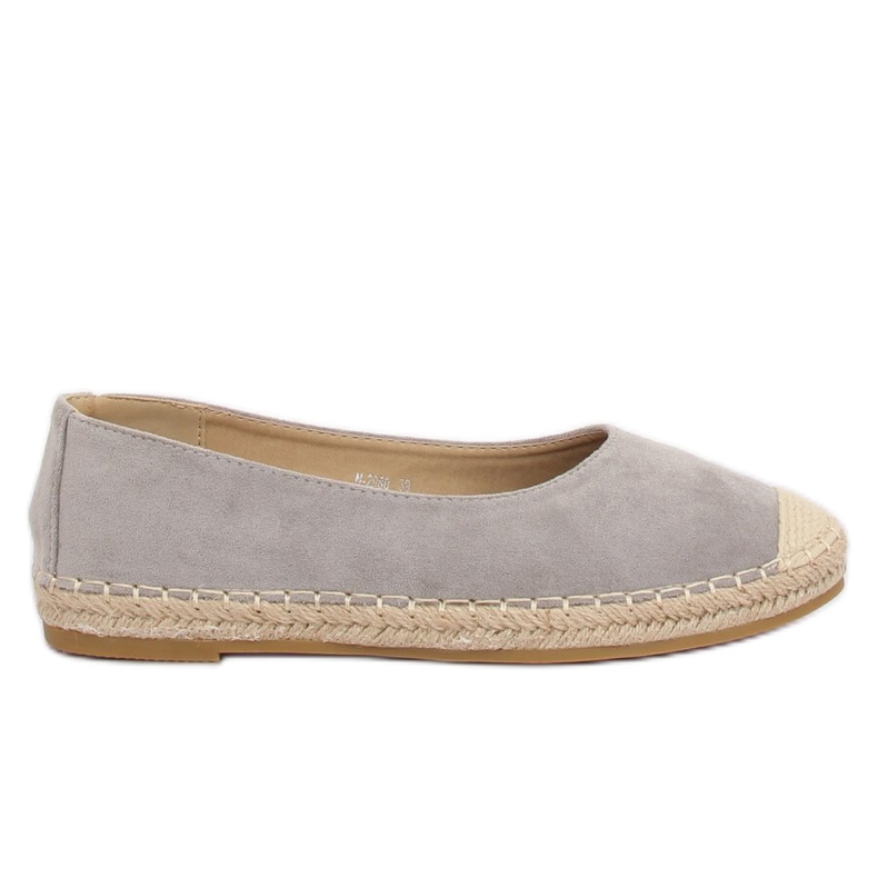 Alpargatas bailarinas grises N-2980 Grey