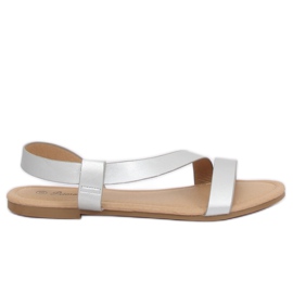Sandalias plateadas para mujer 938 Silver gris