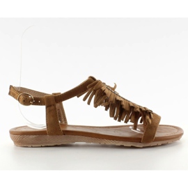 Sandalias en estilo indio k1626301 Camel II-GAT marrón