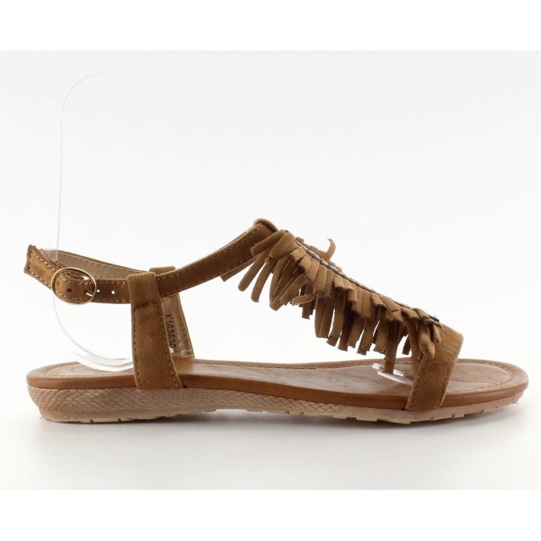 Sandalias en estilo indio k1626301 Camel II-GAT marrón