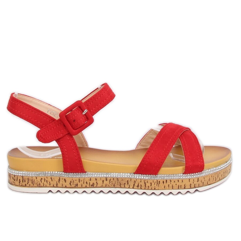 Sandalias rojas de mujer Y1521 Rojo