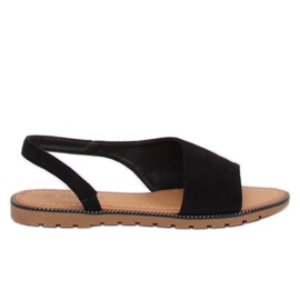 Sandalias asimétricas de mujer negras 982 Black negro