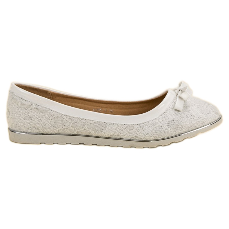 SHELOVET Bailarina con encaje blanco