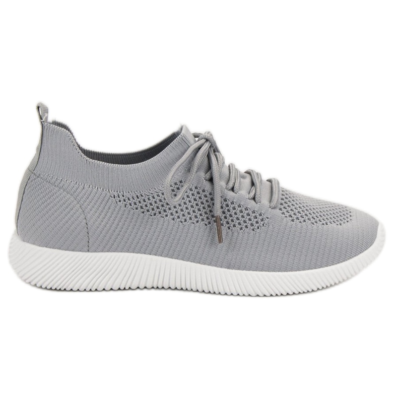 SHELOVET Calzado deportivo sin cordones gris
