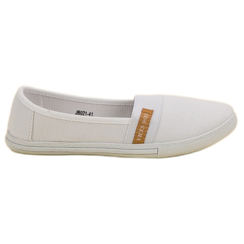 Cómodo VICES Slipony blanco