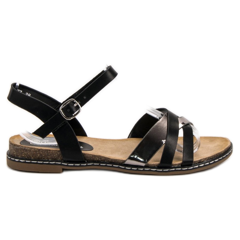 SHELOVET Sandalias casuales negro