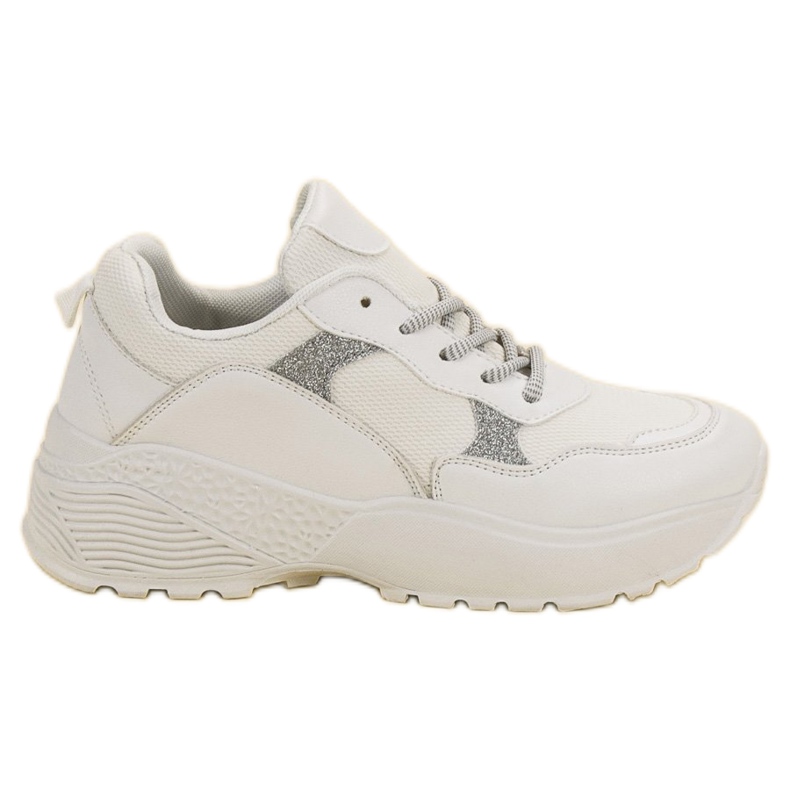 SHELOVET Zapatillas blancas de moda blanco