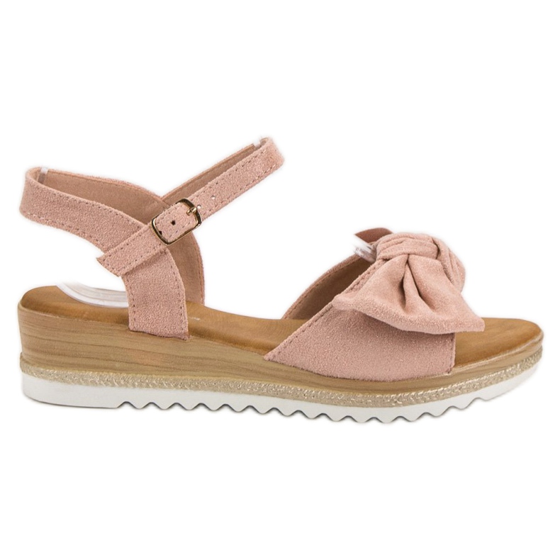 Bello Star Sandalias con lazo rosado Bello Star Sandalias con lazo rosado