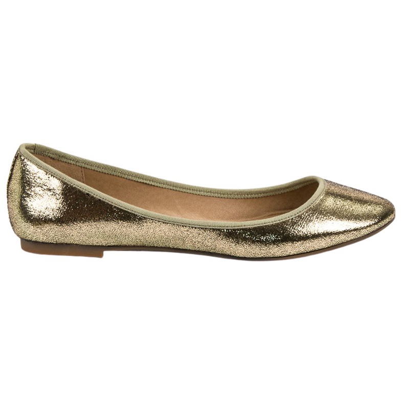 SHELOVET Bailarinas brillantes dorado