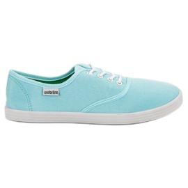 SHELOVET Zapatillas con cordones azul