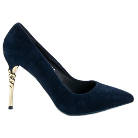 GUAPISSIMA Tacones azul marino