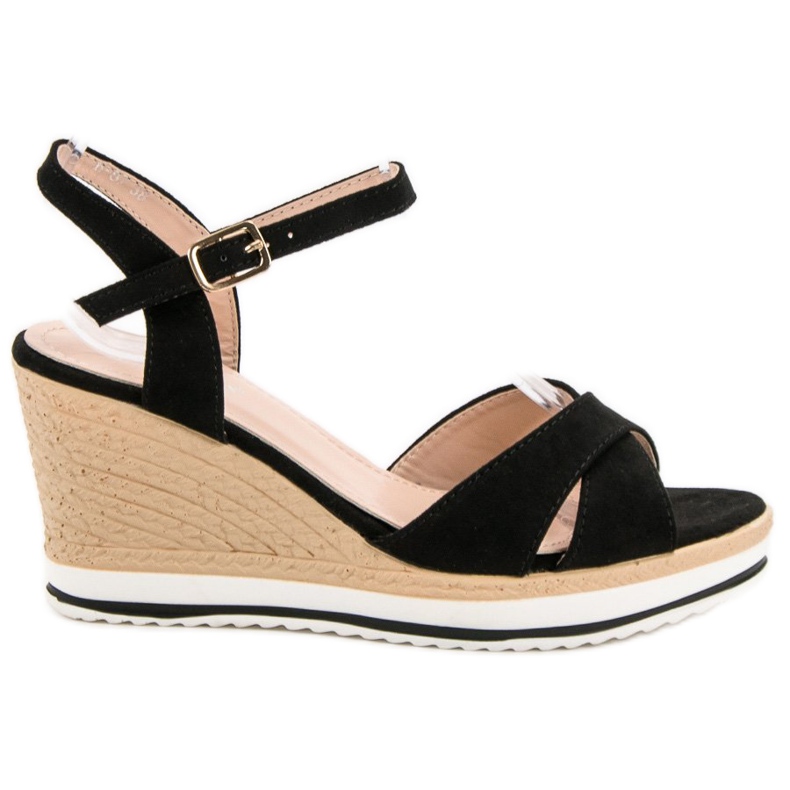 Anesia Paris Sandalias negras de moda negro