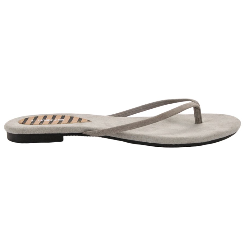 SHELOVET Chanclas clásicas gris