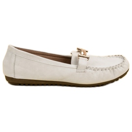 Top Shoes Mocasines blancos de mujer