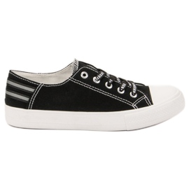 SHELOVET Zapatillas bajas negro