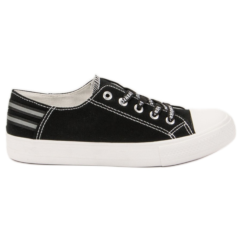 SHELOVET Zapatillas bajas negro