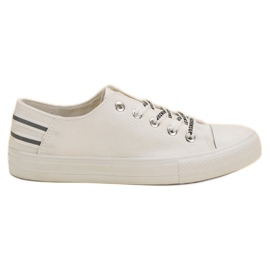SHELOVET Zapatillas bajas blanco