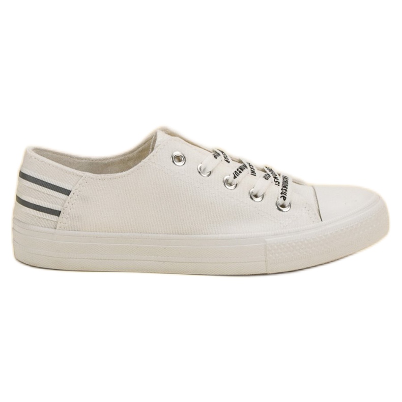 SHELOVET Zapatillas bajas blanco