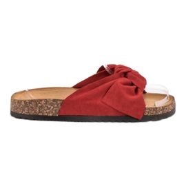 Sweet Shoes Zapatillas de gamuza rojo