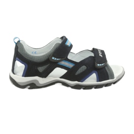 Sandalias niño nabos Bartek 19176 azul marino-gris