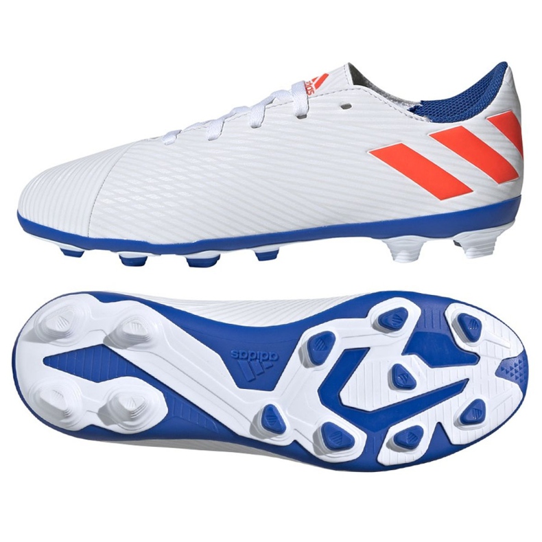 Botas de fútbol adidas Nemeziz Messi 19.4 FxG Jr F99931 multicolor blanco