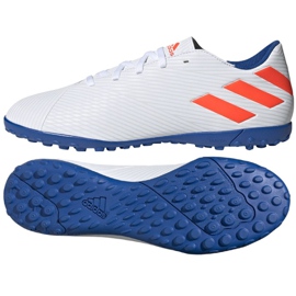 Botas de fútbol adidas Nemeziz Messi 19.4 Tf M F34549 multicolor blanco