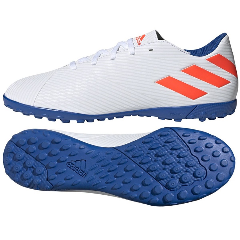 Botas de fútbol adidas Nemeziz Messi 19.4 Tf M F34549 multicolor blanco Botas de fútbol adidas Nemeziz Messi 19.4 Tf M F34549 multicolor blanco
