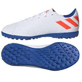 Botas de fútbol adidas Nemeziz Messi 19.4 Tf Jr F99929 multicolor blanco Botas de fútbol adidas Nemeziz Messi 19.4 Tf Jr F99929 multicolor blanco
