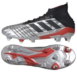 Botas de fútbol adidas Predator 19.1 Sg M F99986 multicolor plata