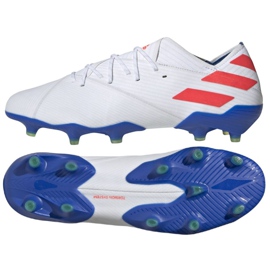 Botas de fútbol adidas Nemeziz Messi 19.1 Fg M F34402 blanco blanco