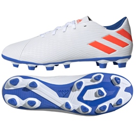 Botas de fútbol adidas Nemeziz Messi 19.4 Fg M F34401 multicolor blanco Botas de fútbol adidas Nemeziz Messi 19.4 Fg M F34401 multicolor blanco
