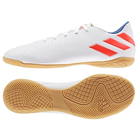 Zapatos de interior adidas Nemeziz Messi 19.4 In M F34550 blanco blanco