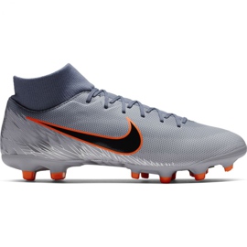 Zapatos de fútbol Nike Mercurial Superfly 6 Academy FG / MG M AH7362-408 rojo gris